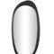Morgan Hill Home Modern Black Wooden Wall Mirror - Image 1 of 5