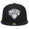 New Era Men's Black New York Knicks Active Satin Visor 59FIFTY Fitted Hat - Image 3 of 4