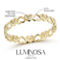 Luminosa Gold 14K Gold and Diamond Heart Band Ring - Image 3 of 5