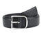 Gucci Mens Micro GG Black Calf Leather Silver Buckle Belt Size 95/38 (New) - Image 1 of 5