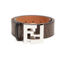 Fendi x Sarah Coleman Mens FF Vertigo Brown Leather Belt 110/44 (New) - Image 2 of 5