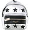 Saint Laurent Silver/Black Unisex Zip Backpack Key Chain Black Stars (New) - Image 1 of 5