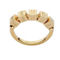 Fendi Fendigraphy Letters Gold Metal Ring Size Small (New) - Image 1 of 4