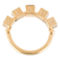 Fendi Fendigraphy Letters Gold Metal Ring Size Small (New) - Image 2 of 4