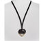 Saint Laurent Black Patent Leather Heart Keyring Necklace (New) - Image 5 of 5