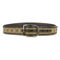 Gucci Mens Guccisssima Brown and Beige Canvas Leather Trim Belt Size 100/40 (New) - Image 1 of 5