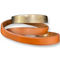 Saint Laurent Giglio Wrap Bracelet Brown Calf Leather Gold Hardware (New) - Image 3 of 3
