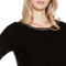 Belldini Black Label Chain Detail 3/4-Sleeve Sweater - Image 4 of 4