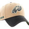 '47 Men's Khaki/Black Philadelphia Eagles Dusted Sedgwick MVP Adjustable Hat - Image 1 of 4