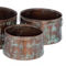 Morgan Hill Home Rustic Copper Metal Planter Set - Image 1 of 5