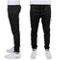 Mens Slim Fit Fleece-Lined Tech Joggers w-Long Zipper Side Pocket - Image 1 of 2