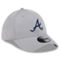 New Era Men's Gray Atlanta Braves Active Pivot 39THIRTY Flex Hat - Image 4 of 4