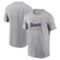 Nike Men's Heather Gray Texas Rangers Home Team Athletic Arch T-Shirt - Image 1 of 4