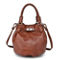 Old Trend Pumpkin Leather Bucket Bag - Image 1 of 5