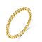 14k Yellow Gold Plated Beaded Stacking Ring Wedding Band - Image 1 of 4