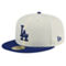 New Era Men's Cream Los Angeles Dodgers Evergreen Chrome 59FIFTY Fitted Hat - Image 1 of 4
