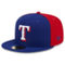 New Era Men's Royal/Red Texas Rangers Gameday Sideswipe 59FIFTY Fitted Hat - Image 4 of 4