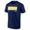 Fanatics Men's Fanatics Navy Denver Nuggets Box Out T-Shirt - Image 3 of 4