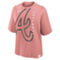Nike Women's Pink Atlanta Braves Statement Boxy T-Shirt - Image 3 of 4