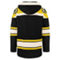 '47 Men's Black Boston Bruins 100th Anniversary Superior Lacer Pullover Hoodie - Image 4 of 4
