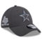 New Era Men's Graphite Dallas Cowboys 2024 NFL Draft 39THIRTY Flex Hat - Image 1 of 4