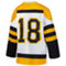 Mitchell & Ness Youth Willie O'Ree White Boston Bruins 1958 Blue Line Player Jersey - Image 4 of 4