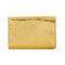 Balenciaga Papier Gold Arena Lambskin Mini Trifold Wallet (New) - Image 2 of 5