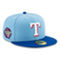 New Era Men's Light Blue Texas Rangers 2024 All-Star Game 59FIFTY Fitted Hat - Image 1 of 4