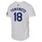 Nike Youth Yoshinobu Yamamoto White Los Angeles Dodgers Home Limited Player Jersey - Image 4 of 4