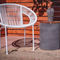 Morgan Hill Home Modern Gray Cement Stone Outdoor Accent Table - Image 2 of 5