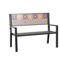 Morgan Hill Home Traditional Black Metal Outdoor Bench - Image 1 of 5