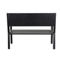 Morgan Hill Home Traditional Black Metal Outdoor Bench - Image 3 of 5