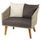 Morgan Hill Home Modern Gray Wood Outdoor Chair Set - Image 1 of 5