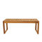 Morgan Hill Home Contemporary Brown Teak Wood Outdoor Coffee Table - Image 3 of 5