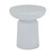 Morgan Hill Home Contemporary White Magnesium Oxide Outdoor Accent Table - Image 3 of 5
