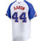 Nike Men's Hank Aaron White Atlanta Braves City Connect Retired Player Jersey - Image 4 of 4