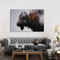 Bison Photography Stylish Canvas Art Print by Andreas Lie - Large Art - Image 2 of 2