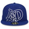 New Era Men's Royal Los Angeles Dodgers Game Day Overlap 59FIFTY Fitted Hat - Image 3 of 4