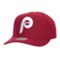 Mitchell & Ness Men's Burgundy Philadelphia Phillies Team Pro Snapback Hat - Image 1 of 4