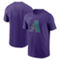 Nike Men's Purple Arizona Diamondbacks Cooperstown Collection Team Logo T-Shirt - Image 1 of 2