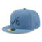 New Era Men's Blue Atlanta Braves Spring Color 59FIFTY Fitted Hat - Image 1 of 4