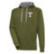 Antigua Men's Olive Texas Rangers Victory Pullover Hoodie - Image 1 of 2