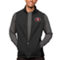 Antigua Men's Heathered Black San Francisco 49ers Course Full-Zip Vest - Image 1 of 2