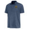 Antigua Men's Heather Navy Denver Nuggets Layout Polo - Image 1 of 2
