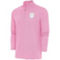 Antigua Men's Pink Vegas Golden Knights White Logo Hunk Quarter-Zip Pullover - Image 1 of 3