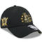 New Era Men's Black Los Angeles Dodgers 2024 Armed Forces Day 9FORTY Adjustable Hat - Image 2 of 4