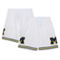 Mitchell & Ness Men's White Michigan Wolverines 1991/92 Throwback Jersey Shorts - Image 1 of 4