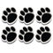 Ashley Productions® Magnetic Whiteboard Eraser, Black Paw, Pack of 6 - Image 1 of 2