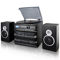 Trexonic 3-Speed Vinyl Turntable Home Stereo System with CD Player, Dual Cassett - Image 1 of 5