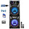 beFree Sound Rechargeable Bluetooth 12inch Double Subwoofer Portable Party Speak - Image 1 of 5